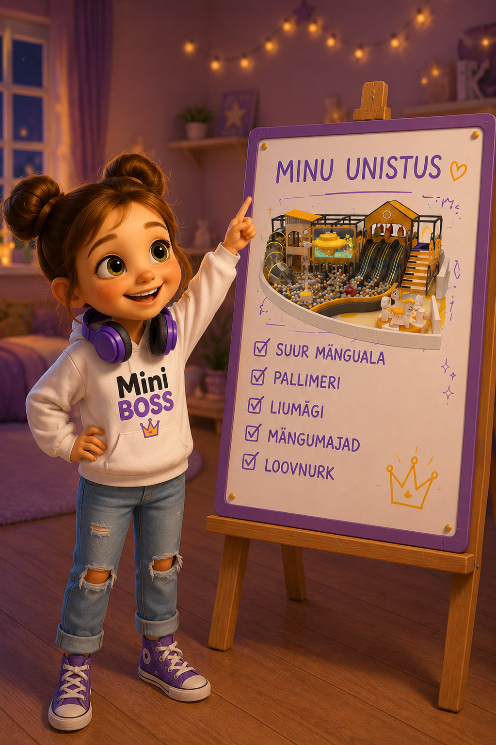 MiniBoss Emilia unistab laste mängutoast